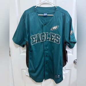 NWT Philadelphia Eagles Green Jersey, Size XL